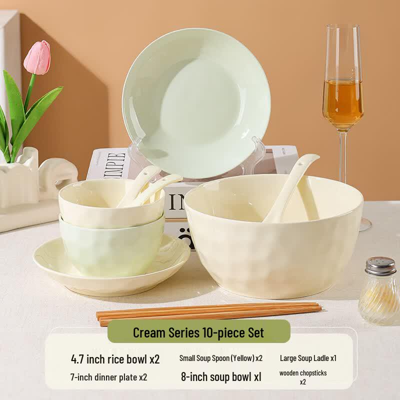 OIMG Underglaze Ceramic Dining Bowl Set