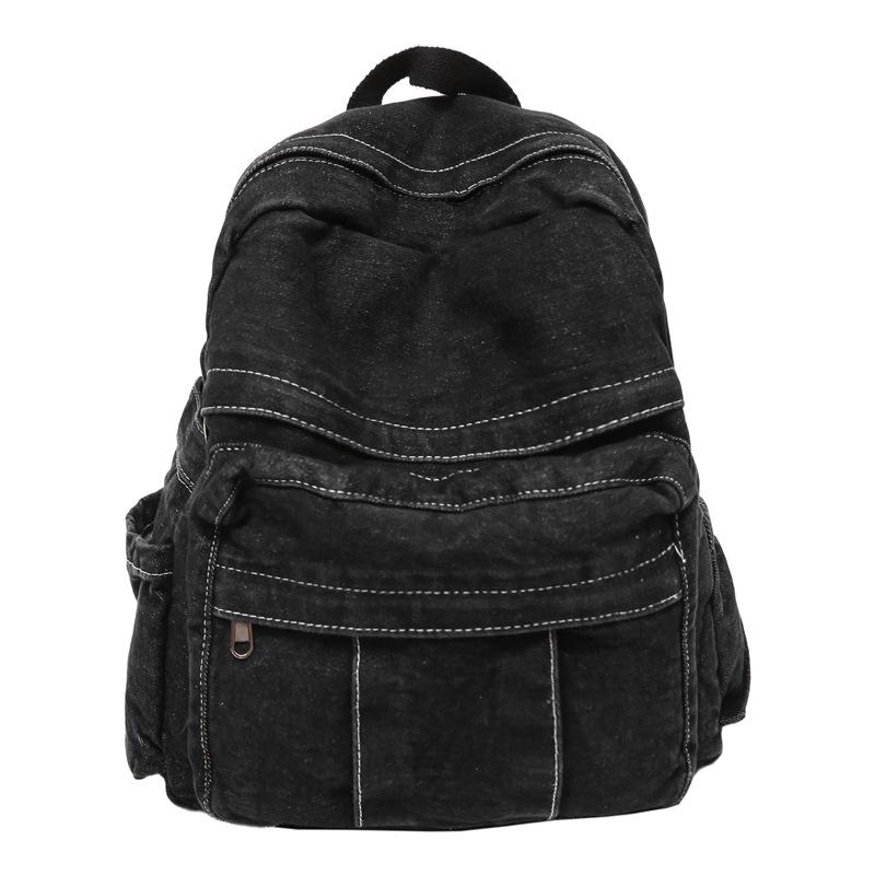 Denim Ryggsekk Dame Ryggsekk Student Skolesekk
