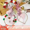 Plush Reindeer Bow Headband for Christmas Dress-Up