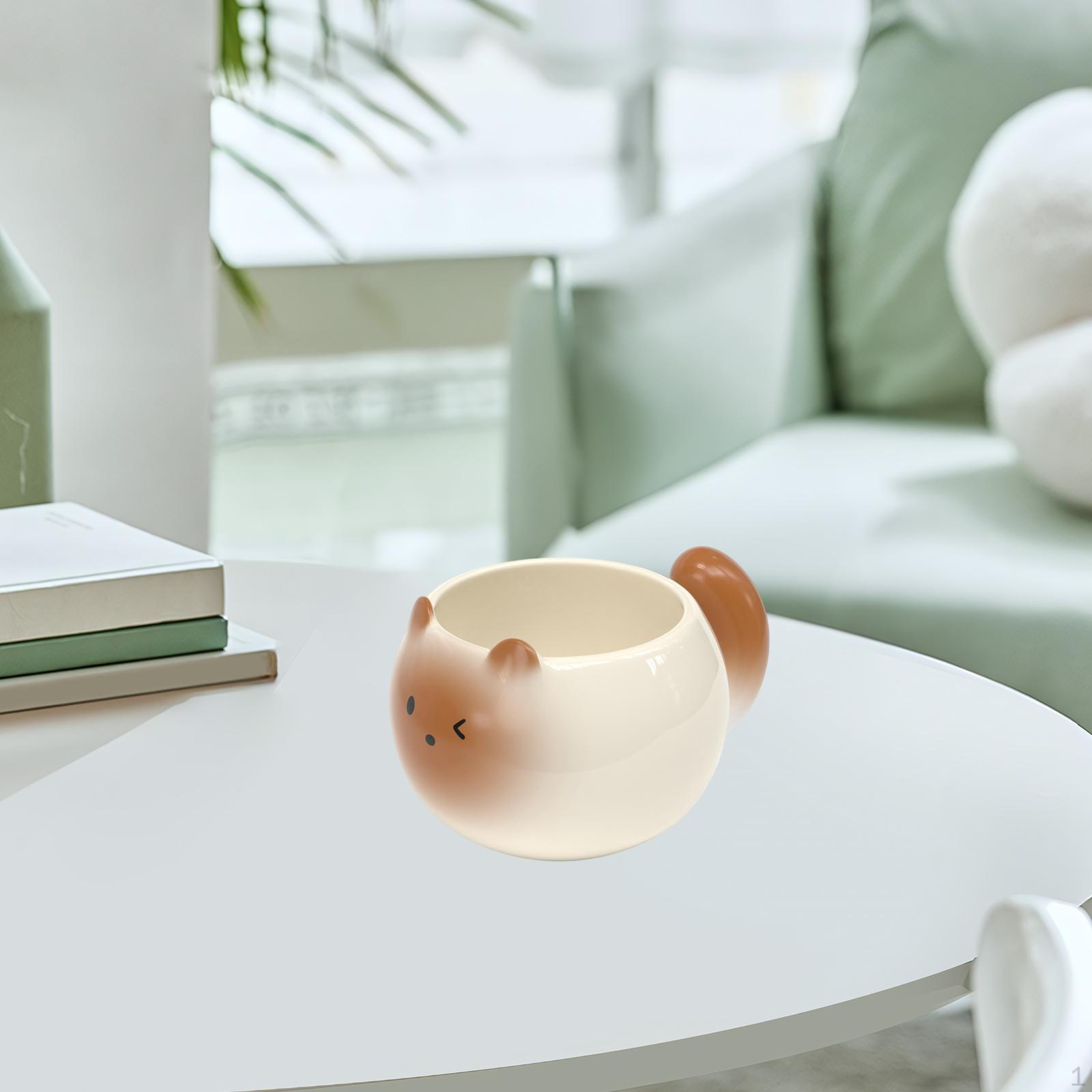 

Керамическая кружка для кофе или холодных напитков многоразовая симпатичная молочная кружка для офиса коричневый