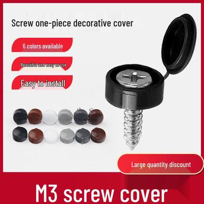 Self-Tapping M Expansion Screw Cap: Thickened One-Piece Decorative Plastic Cover