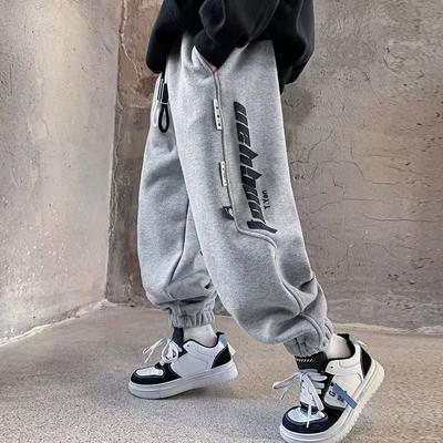 Criança crianças meninos calças de carga cintura elástica calças infantis do bebê jogger leggings sweatpant calças de algodão crianças casual inferior para
