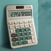 Mechanical Calculator 12 Digit Large LCD Display Big Buttons Easy To Press Compact Size Portable Colorful Calculator
