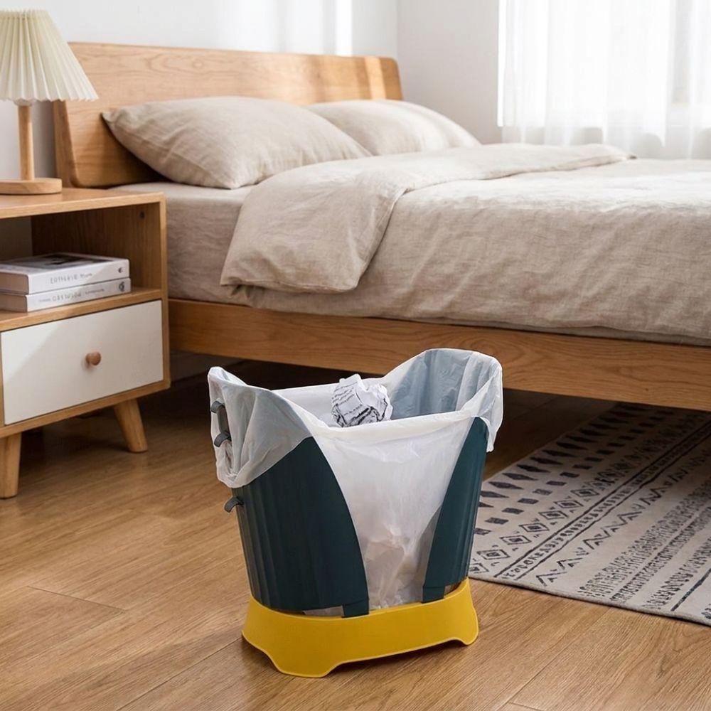 Space Saving Expandable Trash Can Plastic Trash Bin Trash Basket Collapsible Waste Basket Office