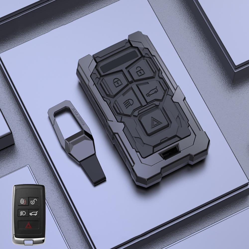 Zinc Alloy Car Key Case Cover Holder For Land Rover Range Rover Discovery 5 Sport For JAGUAR XE XF XJ F PACE Accessories