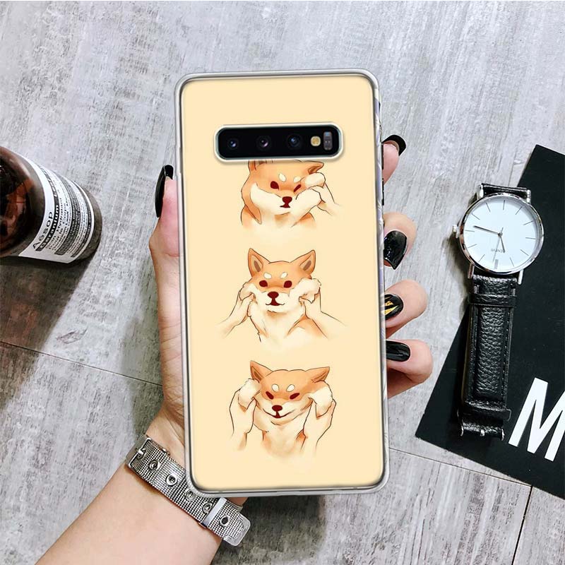 

Japanese Shiba Inu Cute Smile Phone Case For Samsung Galaxy S26 S25 Edge S24 S23 FE S22 Ultra S21 Plus S20 + Fundas Cover Coque Samsung S26 Ultra