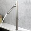 Sink Kitchen Faucet 304 Stainless Steel Mixer Water Cold Hot Taps Single Handle 360 Rotation Ceramic Valve Folding