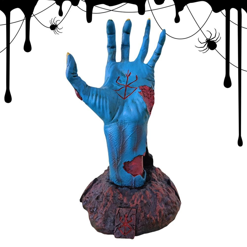 Resin Statue Hand Of Death Desk Sculpture Resin Halloween Decoration Desktop Stand For Nightstand Bathroom Balcony Kitchen
