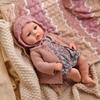 40CM Cloth Body Reborn Baby Doll For Girl Bebe Lifelike Reborn Doll Soft Baby Girl Doll No Hair High Quality Bebe Dolls