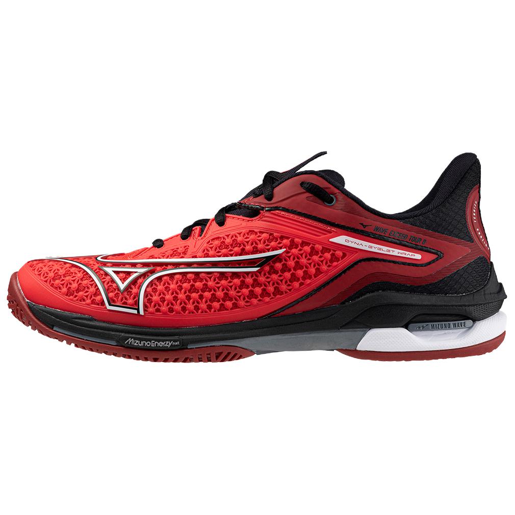 Mizuno Wave Exceed Tour 6 Удобные Нескользящие Прочные Низкие Теннисные Кроссовки Женские Красные 61GA247061 41