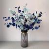 Simulated Apple Leaves Eucalyptus Artificial Flower Branches Home Soft Decoration Wedding Hall Layout Silk Flower Arrangement