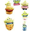 Disney Toy Story Alien Plush Doll Pendant Doughnut Hamburger Keychain Kid Gift
