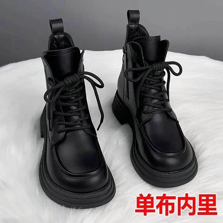 Mode Winter Damenstiefel Plüsch Neue Plateau Warme Kurze Stiefel Flache Sohle Bequem Outdoor Schnürstiefeletten Modeschuhe 2025