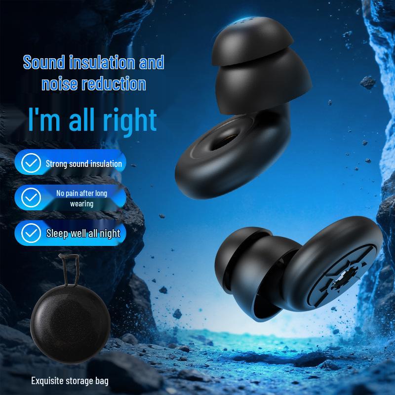 Cross-Border Soundproof Earplugs - Anti-Interference, Silent Sleep & Reading Protection Up To 50dB