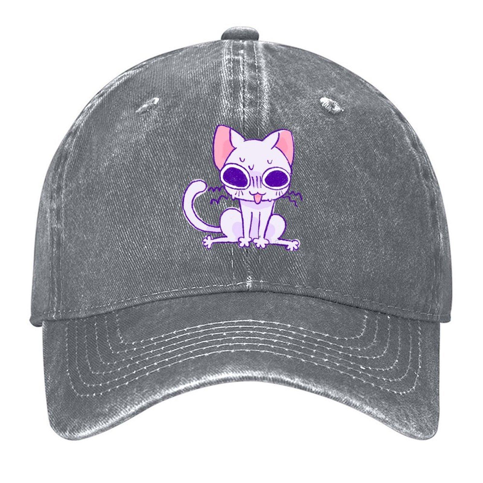 Cartoon cat Baseball Cap sailor cap for Unisex fishing caps Unisex cute Unique hats Baseball For Unisex Womens
