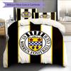 St Mirren Ropa de Cama con Estampado Juego de Colcha Decoración del Hogar Regalo (1 funda nórdica + 2 fundas de almohada sin relleno.)