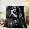 Bob music Vibrant Art Blanket Flannel Blanket for bed, sofa, Camping, Hiking, Picnic Essentials, gift for family Fan gifts