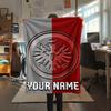 1 Stück Personalisierte Eintracht Frankfurt Muster Flanell Decke Geeignet für Alle Jahreszeiten für Heimdekoration Wärme und Komfort Geschenke Feiertagsgeschenk