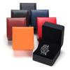 Custom Logo PU Round Corner Watch Gift Box: Single Wristwatch Jewelry Packaging