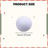 Artificial Snowballs Synthetic Fiber Snowball Fight Party Toy Fake Snowballs for Christmas Gift Indoor Outdoor Decor