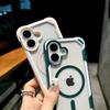 For Magsafe Magnetic Shockproof Armor Case For iPhone 16 15 14 13 12 11 Pro Max Plus Transparent Hard Hybrid Bumper Back Cover