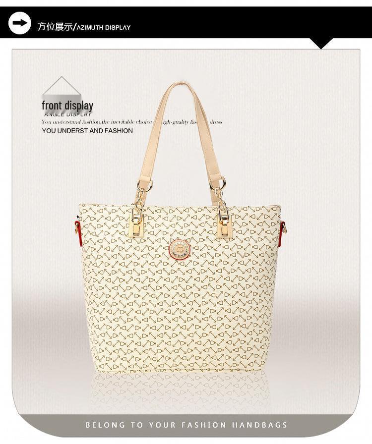 Set Genți de Mână și Genți de Umăr pentru Femei 2025 cu Model Săgeată pentru Mamă și Copil – 6 Piese