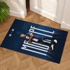 Star Player Kylian Mbappé Area Rug Suitable for Balcony Study room Outdoor Foyer Antislip Carpet Anime Office Decor Spiritual Gift