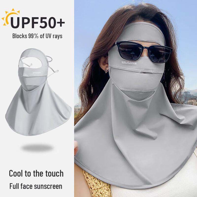Women s Ice Silk Full Face UV Protection Mask Full Face
