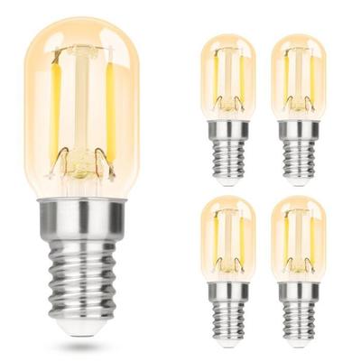 Set of 4 E14 LED Bulbs - NETTLIFE - T22 - 2 W - Cool White 6000 K - Retro Edison