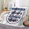 England football Printed Flannel Blanket, soft throw for bedroom sofa, washable,soccer fan merchandise, great gift.