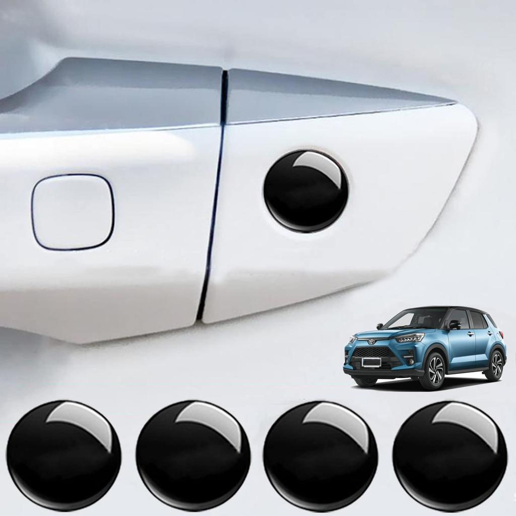 Meet-U Toyota Car Door Keyhole Cover for Toyota Corolla Cross, Hiace, RAV4, Yaris Cross,