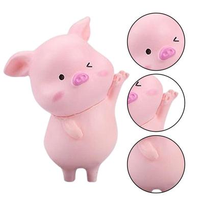Cute Pig Car Outlet Vent Clip Cartoon Pink Animal Air Conditioning Clip Car Interior Decoration Gift For Girl