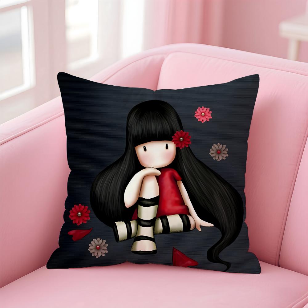 santoro Gorjuss Cushion Cover Linen Minimalist Cover Soft Decor for Sofa Home Room