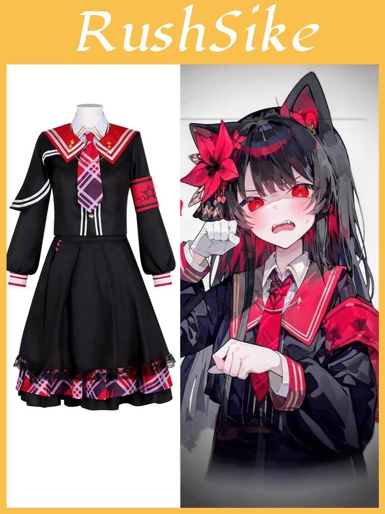Magical Girl Witch Trial Neneh Akechi Cosplay Costume For Anime Fan Events