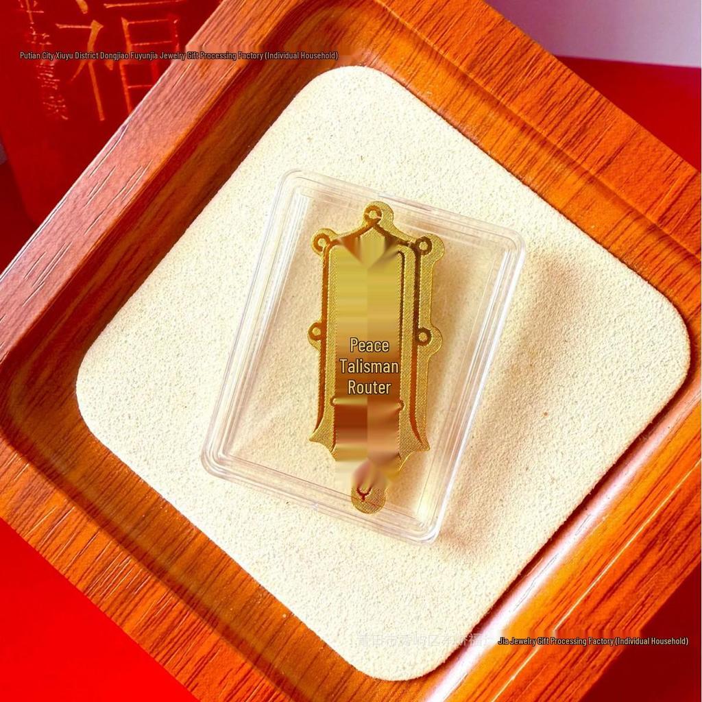 Pure Gold 999 Horse Year Phone Sticker for Wealth and Health - Popular Douyin Live Seller