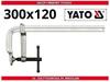 Carpenter's clamp, forged 300x120 mm / YT-6412 / YATO