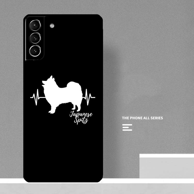 Japanese Spitz Dog Phone Case For Samsung Galaxy S25 S26 Ultra S20 S21 S22 S23 S24 Plus S10 S25 FE Cover Coque
