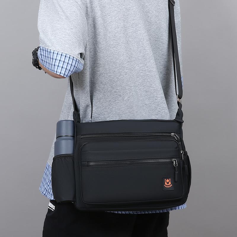 Business Shoulder Bag Men's Oxford Bag Crossbody Bag Briefcase Large Capacity Multifunctional Travel Bag