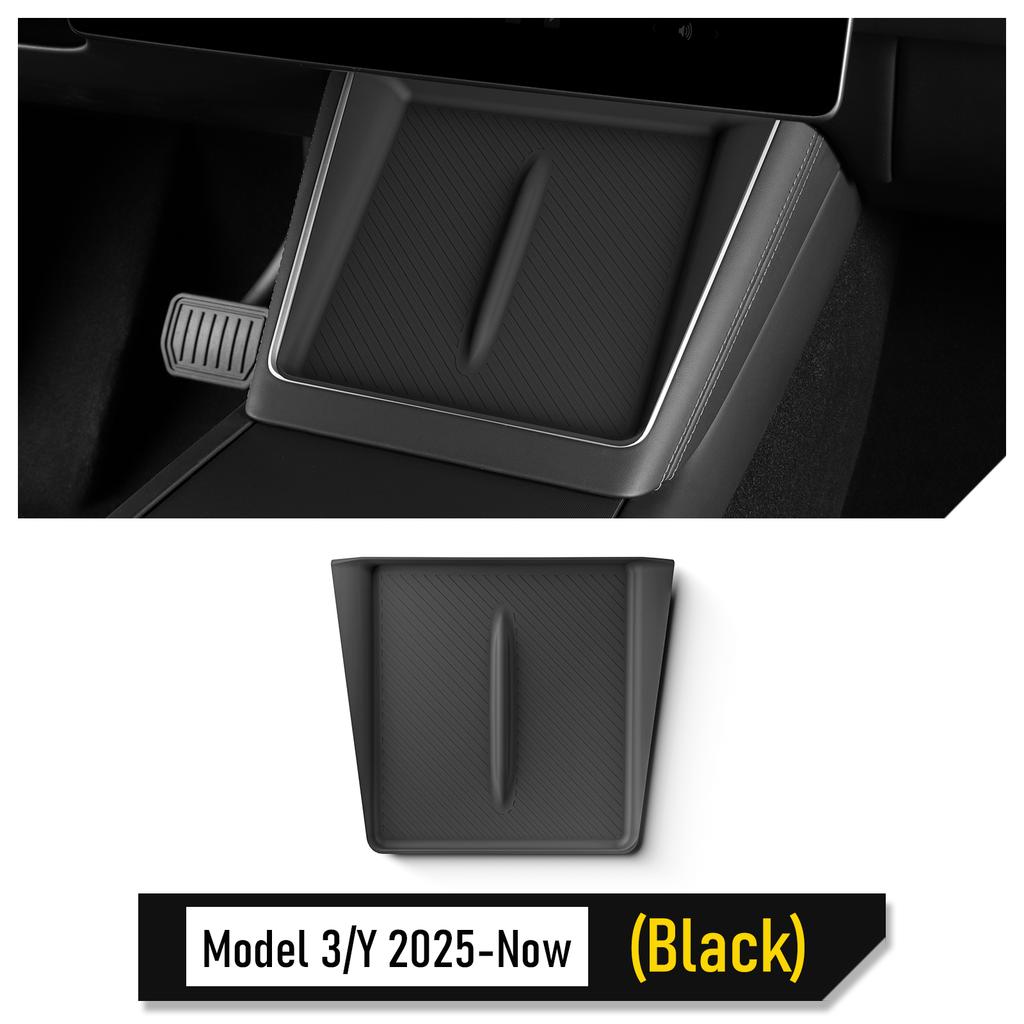 Center Console Wireless Charging Pad for Tesla Model Y Juniper Model 3 2026 2026 Non-slip Charger Mat Car Organizer Accessories