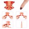 500Pcs Nail Art Acrylic Tip Guide Gel Extension Nail Polish Styling Tools Curl Forms for Nails Care