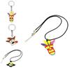 Premium Quality Crash Bandicoot Action Figure Aku Mask Dr Neo Cortex Keyring Pendant