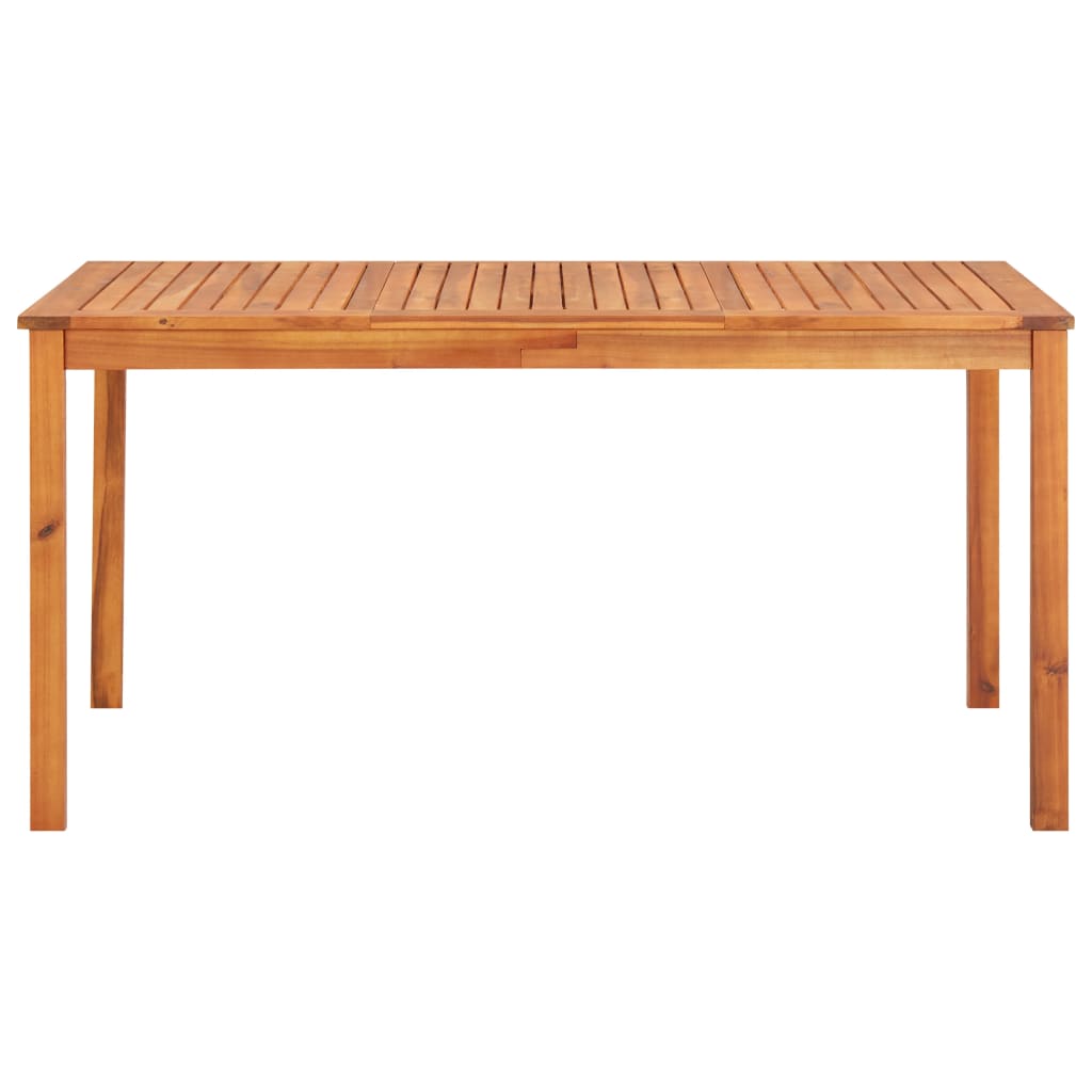 7 Piece Garden Dining Set with Cushions Solid Acacia Wood