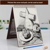 Mixed Media Sketch Pad 9 X 12 Inches 60 Sheets 98lb 160gsm Heavyweight Drawing Papers Top Spiral Bound Hardcover Sketchbook for