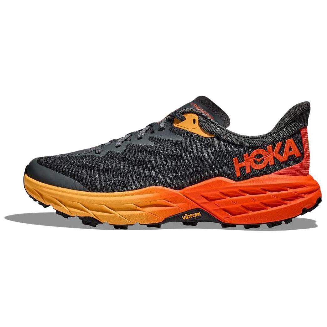 HOKA ONE ONE Speedgoat 5  Dark Grey Orange  Men s 1123157-CFLM EU 40⅔