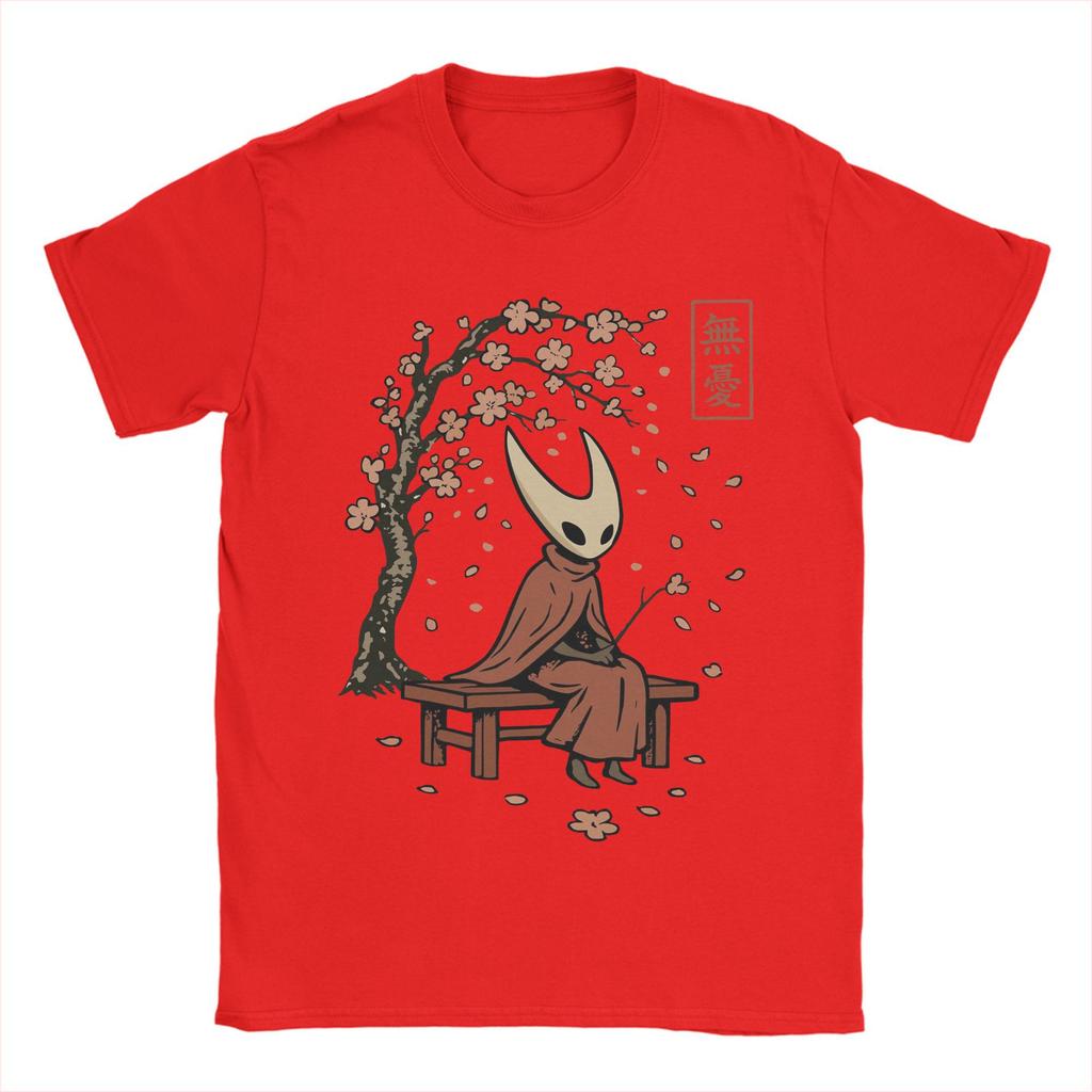 Hollow Knight Silksong Hornet And Cherry Men's T Shirts Leisure Tee Shirt Short Sleeve O Neck T-Shirts 100% Cotton Clothing