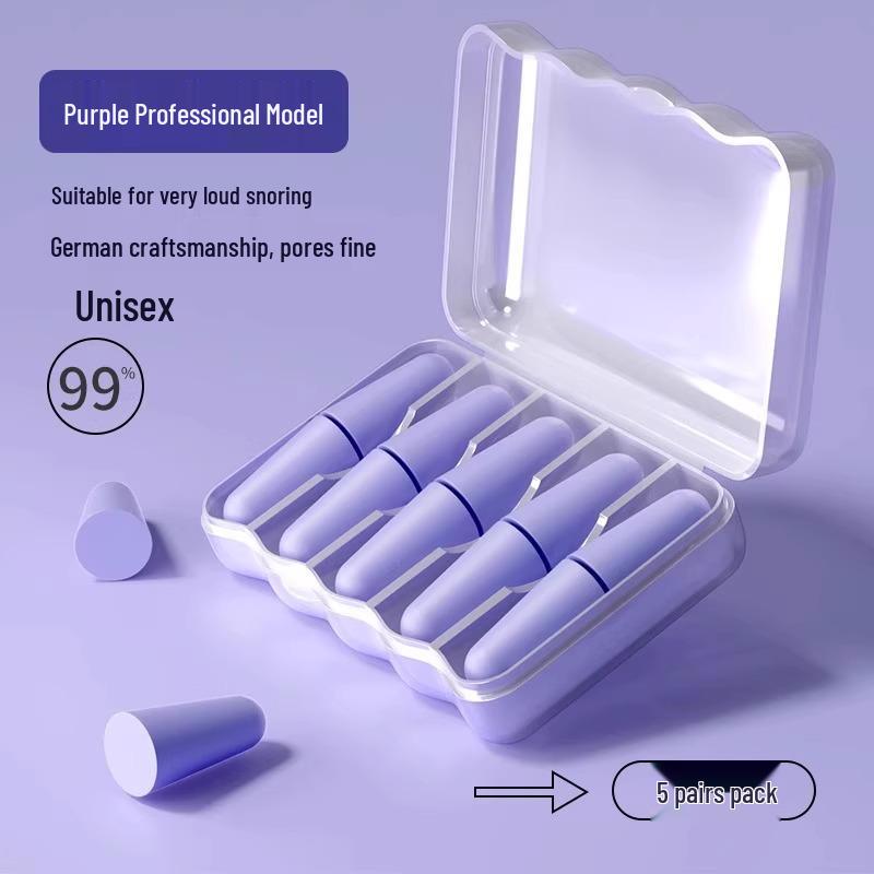 Noise-Reducing Sleep Earplugs: Soundproof, Snore Prevention, Perfect for Studying & Nighttime Silence