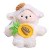 Penguin Sheep Design Plush Doll Keychain Pendant Soft Portable Mini Doll