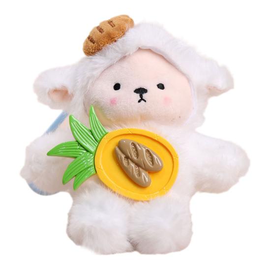 Penguin Sheep Design Plush Doll Keychain Pendant Soft Portable Mini Doll