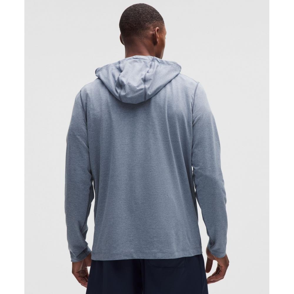Lululemon Soft Jersey Pullover Hoodie Heathered Oasis Blue Heathered Chambray