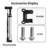 Road Bike Pump 120PSI Cycling Portable Bicycles Floor Pump Basketball Toy Tire Inflator Airs Pump Cycling Accessories